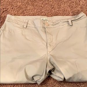 Khaki Capri pants